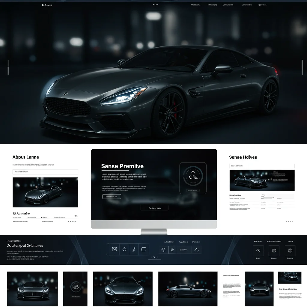 AI Concept: Car Classifieds & Auto Sales Website Design - Image 2