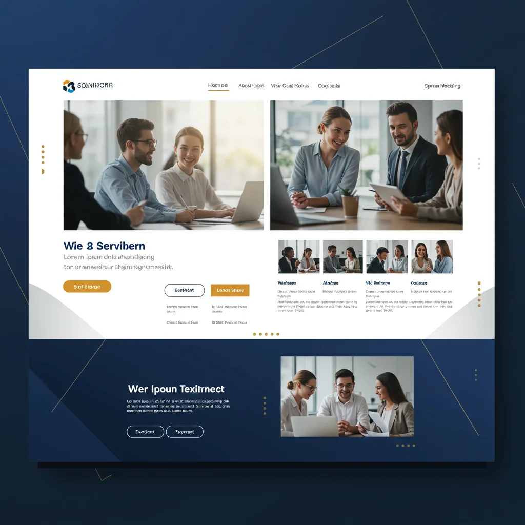Professional HR Services Website Design | AI Concept - Image 3