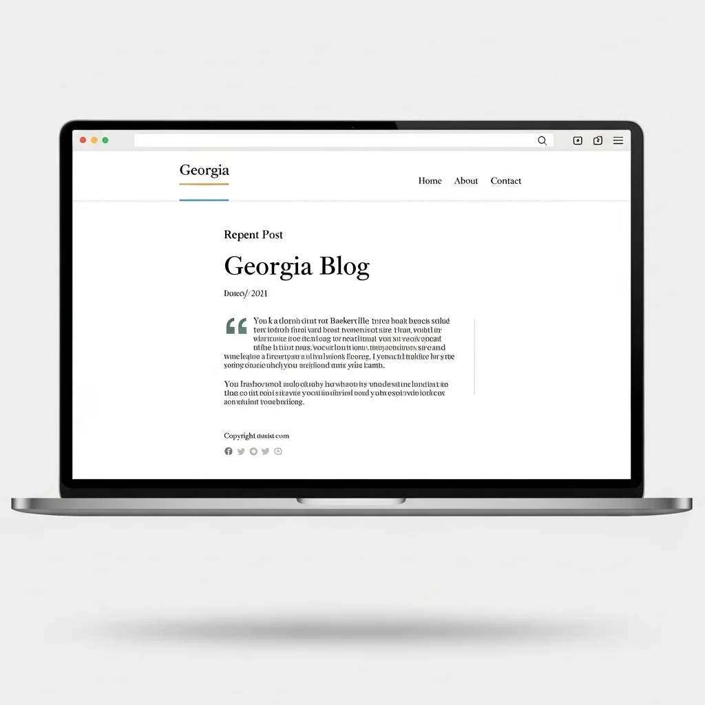 Şəxsi Bloq Veb Sayt Dizaynı: Süni İntellekt Tərəfindən Yaradılan Konsept - Şəkil 2