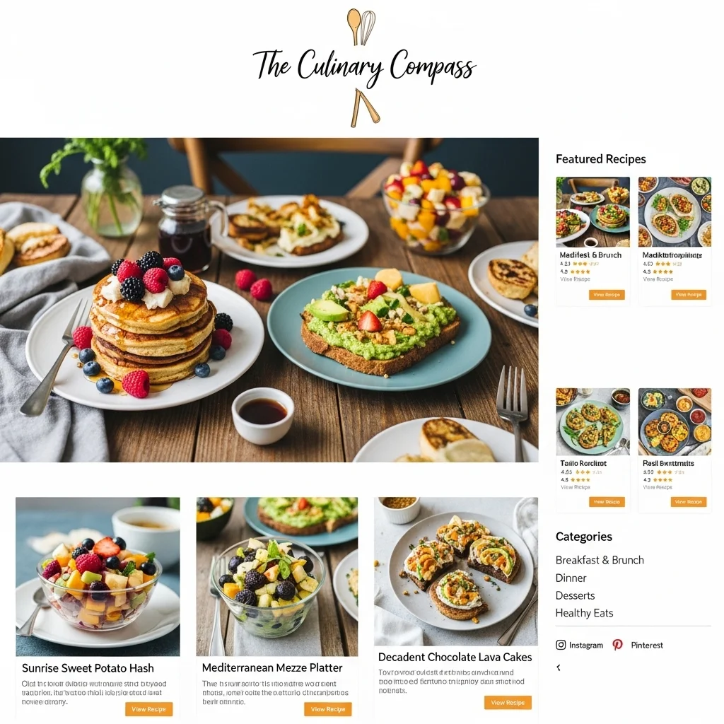 AI-Generated Personal Blog Website Design - Iteration 3 - Image 3
