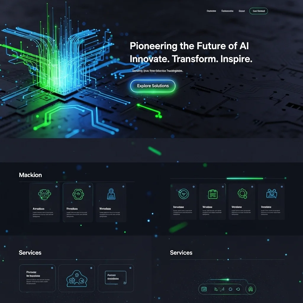 Süni İntellekt Tərəfindən Yaradılan Korporativ Veb Sayt Dizaynı - Şəkil 3