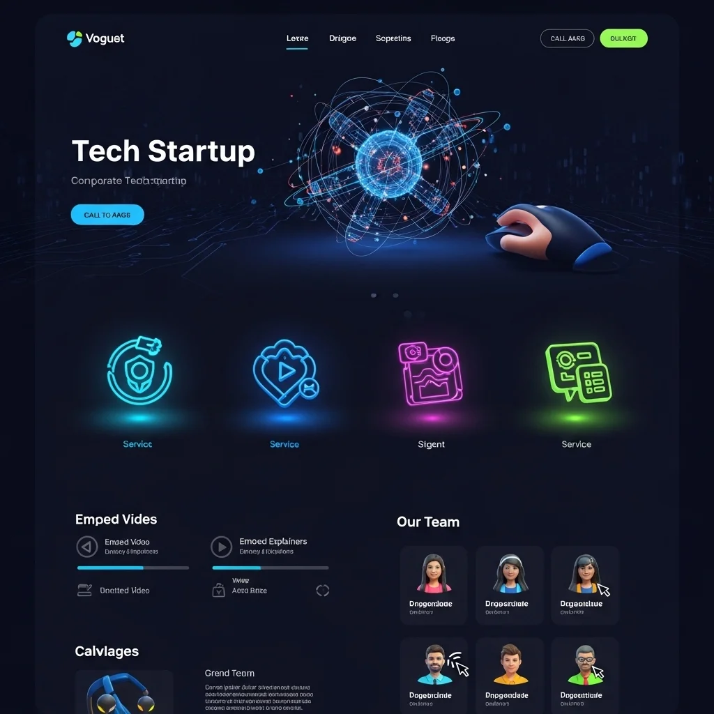Corporate Website Design AI Concept v2.2 - Image 2