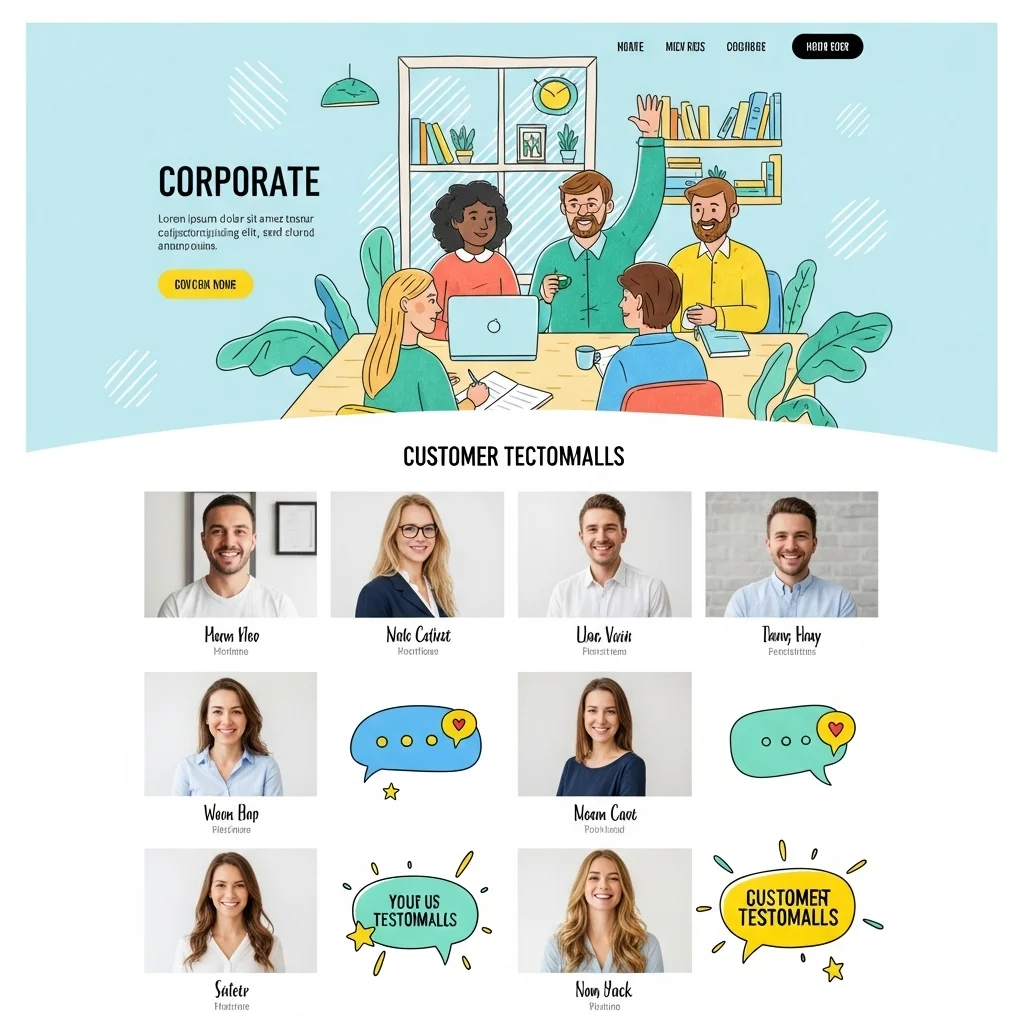 Corporate Website Design V2.3 - AI Generated - Image 4