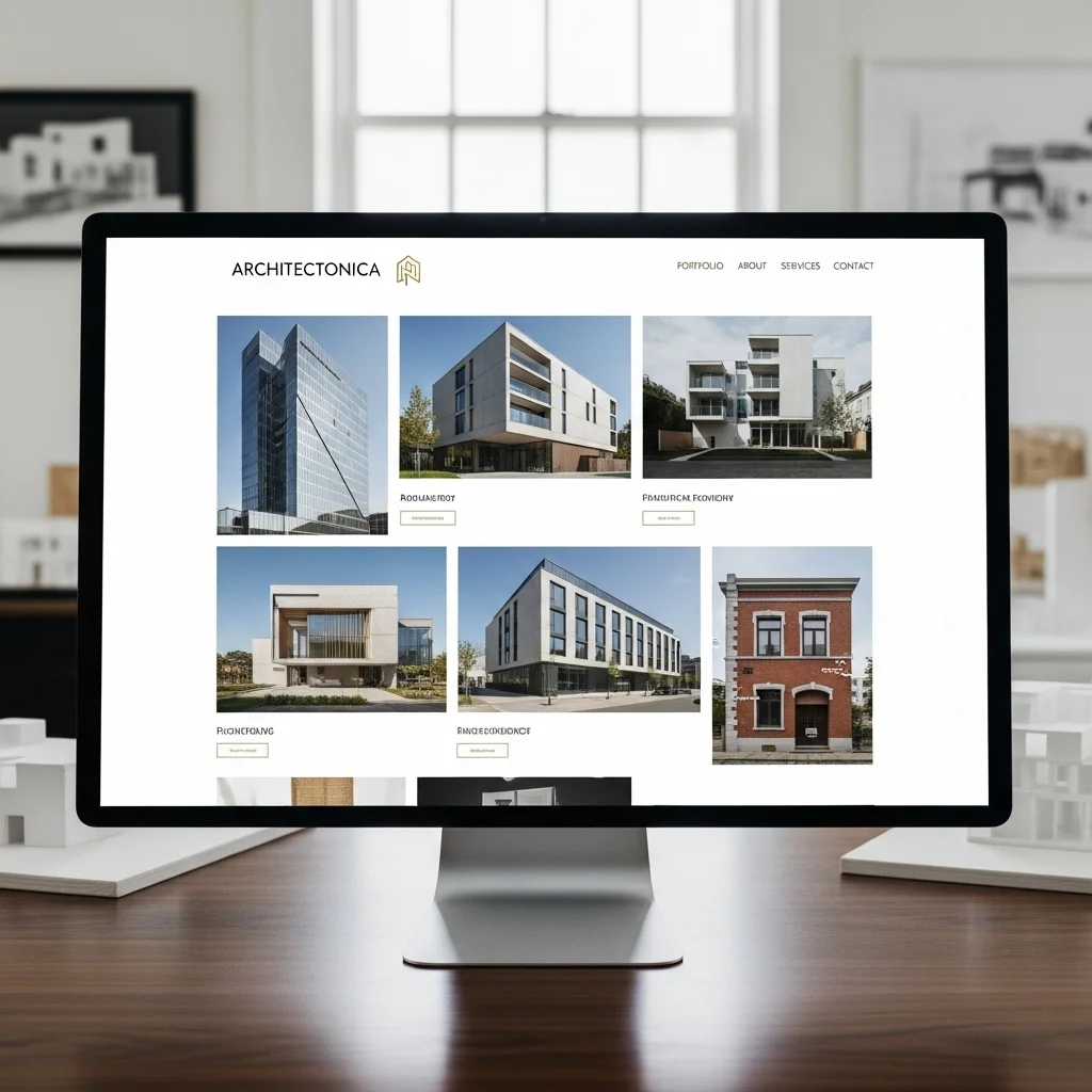 Дизайн веб-сайта для строительной индустрии: концепция, сгенерированная ИИ — Изображение 4