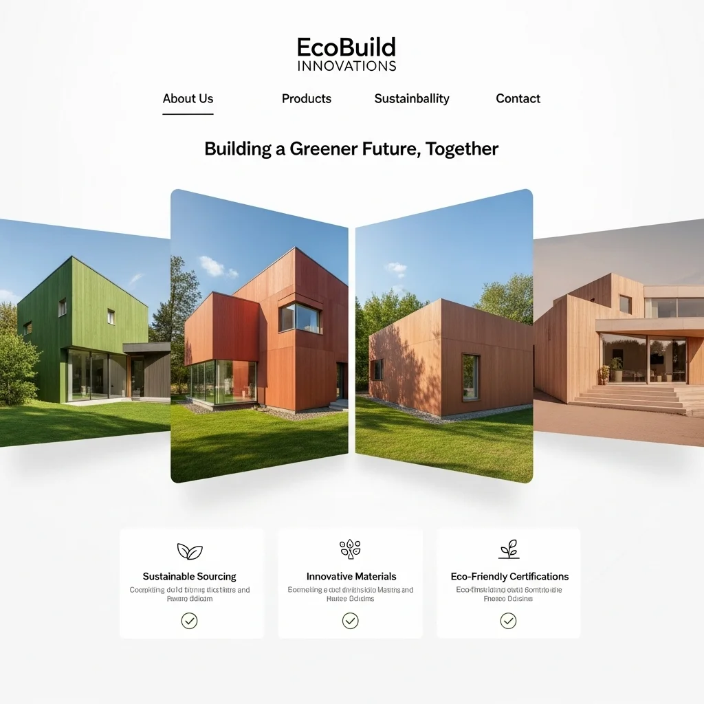 Construction Industrial Website Design: AI-Generated Concept - Image 1
