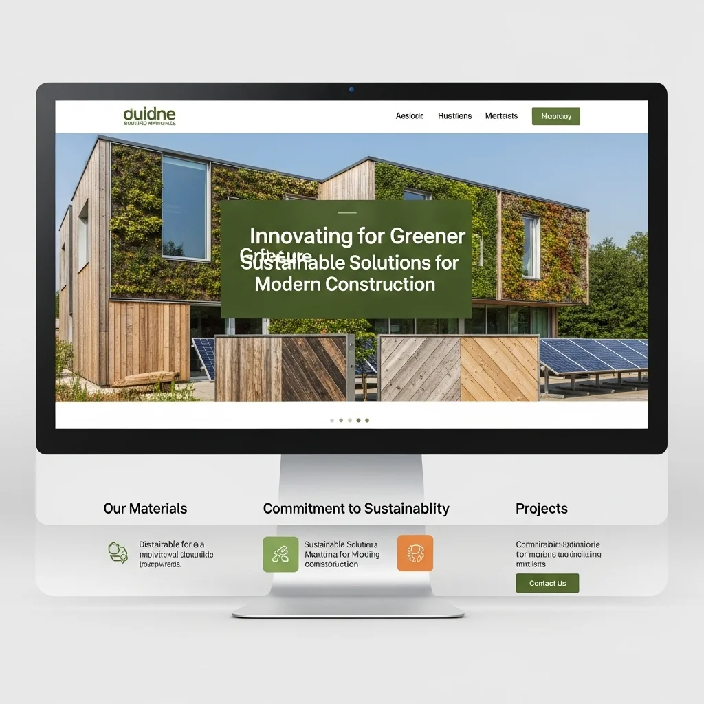 Construction Industrial Website Design: AI-Generated Concept - Image 3