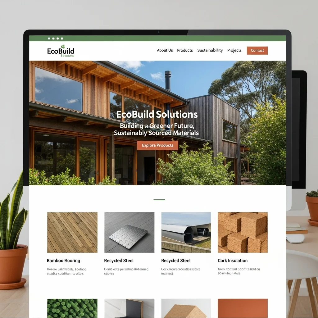 Construction Industrial Website Design: AI-Generated Concept - Image 4