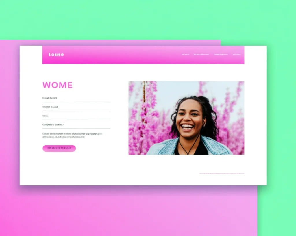 AI-Generated Contact Page Design 2: Clean & Professional