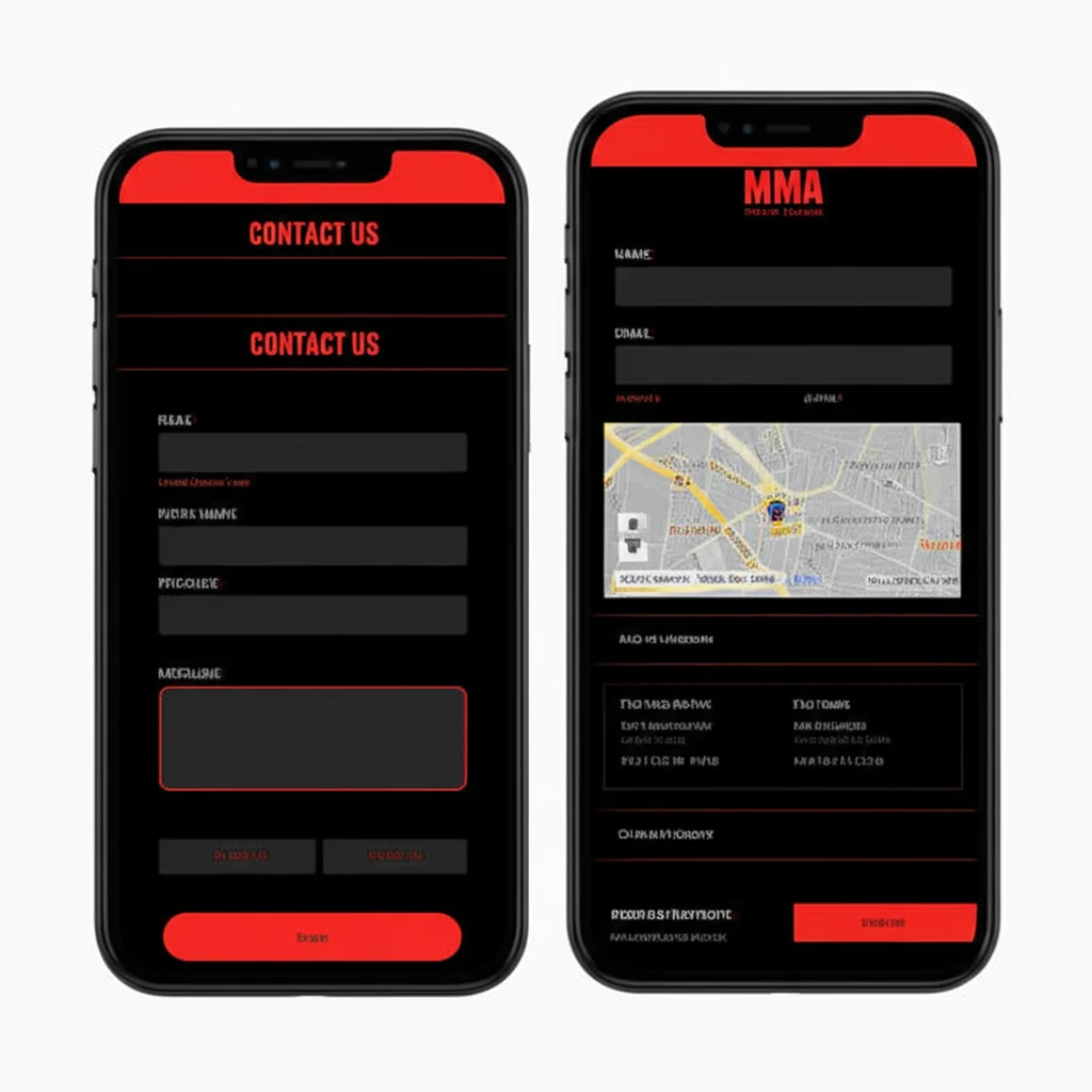 MMA Gym Website Design: AI-Powered Concept - Image 4
