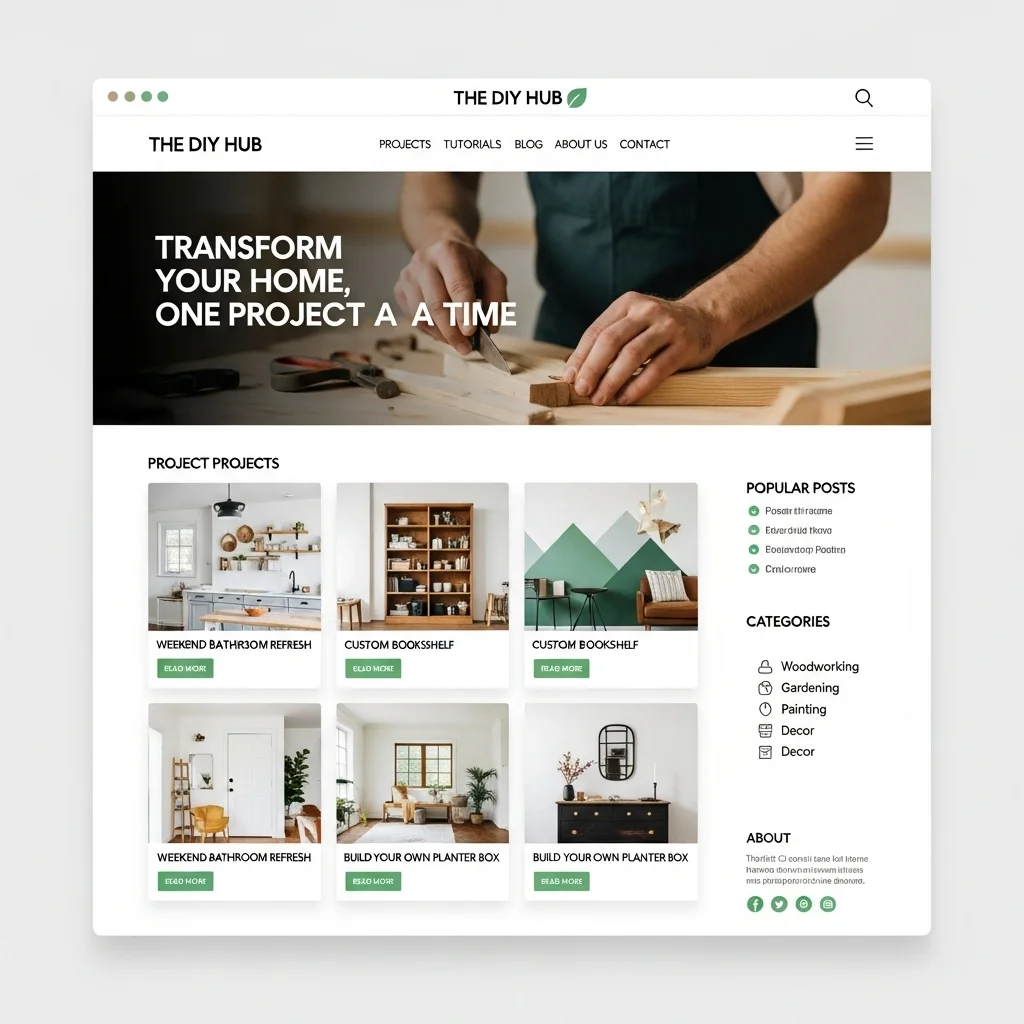 Sənətkarlıq və Öz Əlinlə Hazırlama Mağazası Veb Sayt Dizaynı: Süni İntellekt Tərəfindən Yaradılmış Konsept - Şəkil 4