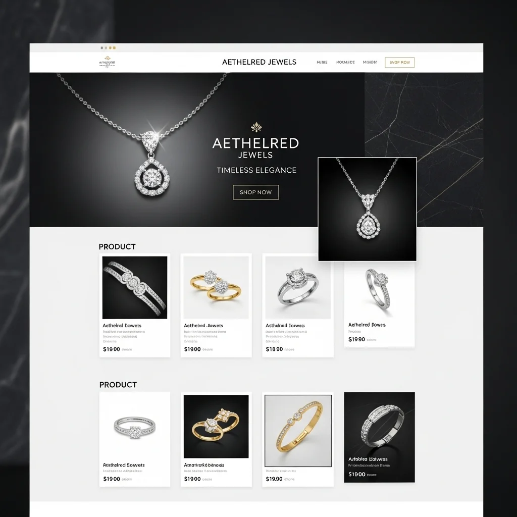 Süni İntellekt Tərəfindən Yaradılmış E-ticarət Moda Veb Sayt Dizaynı Konsepsiyası 4