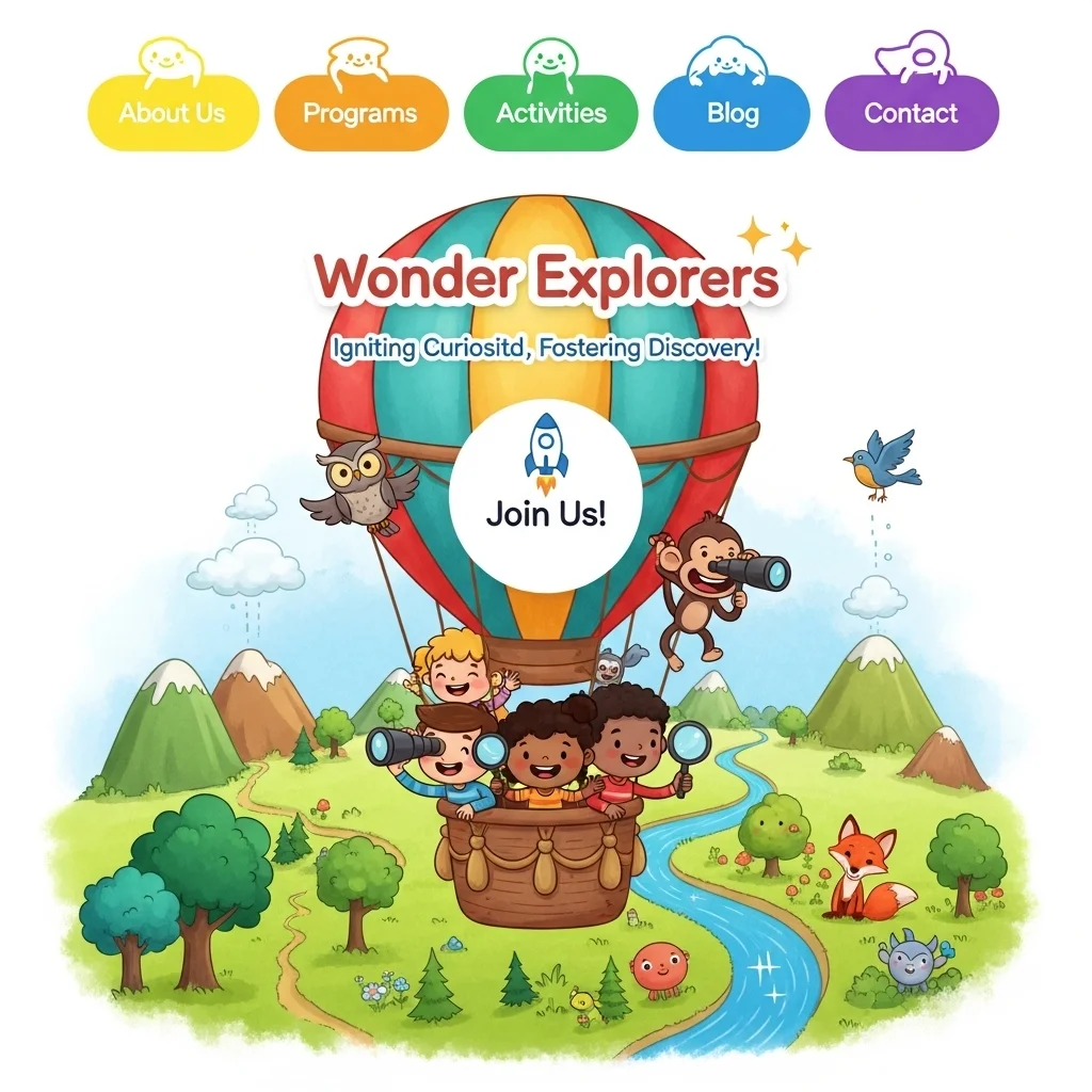 Дизайн веб-сайта для онлайн-курса: концепция, сгенерированная ИИ 4