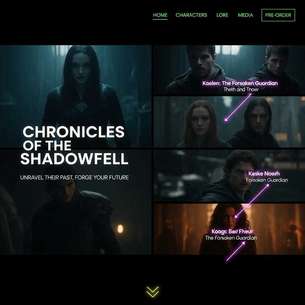 Entertainment Media Website Design: AI-Generated Concept - Image 3