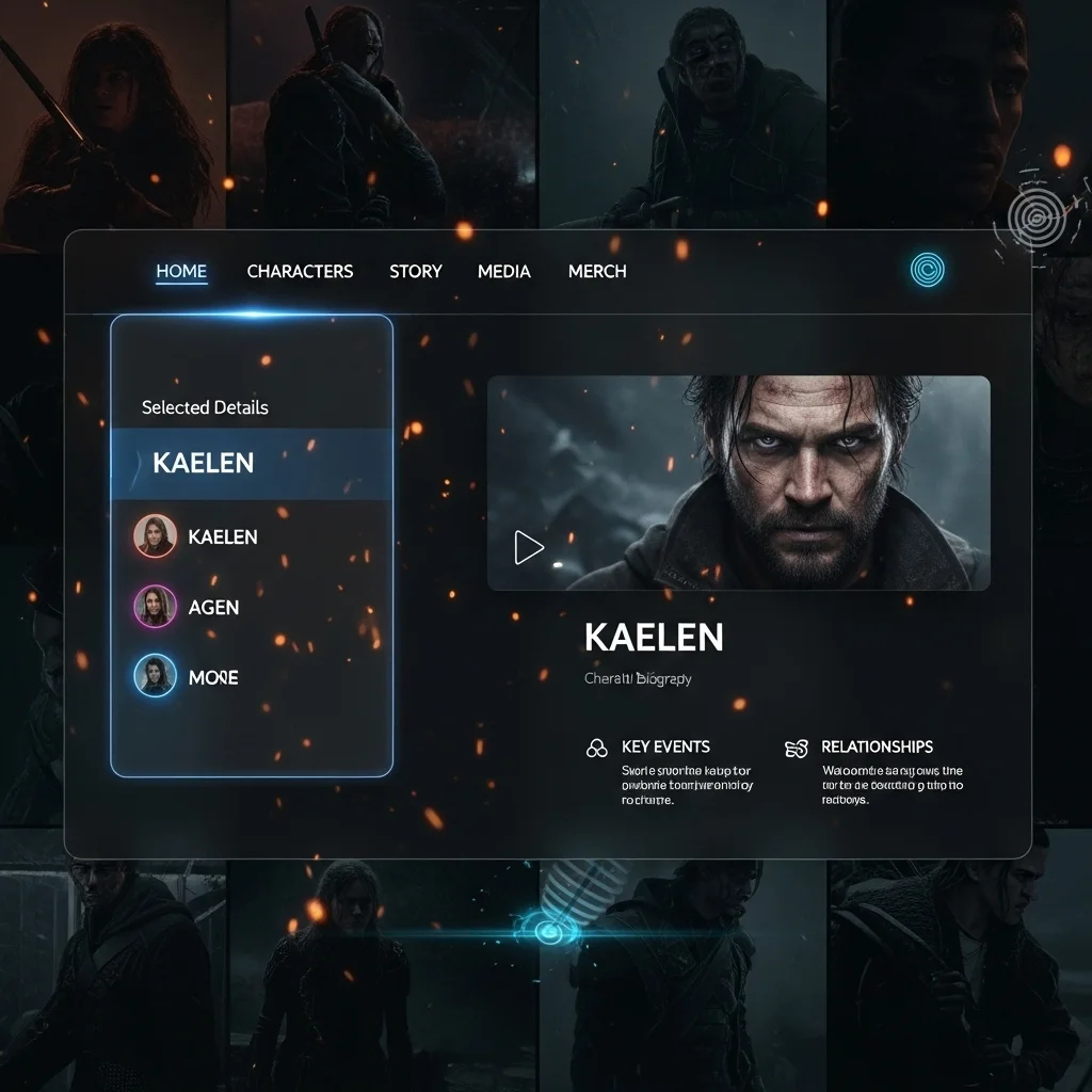 Entertainment Media Website Design: AI-Generated Concept - Image 4