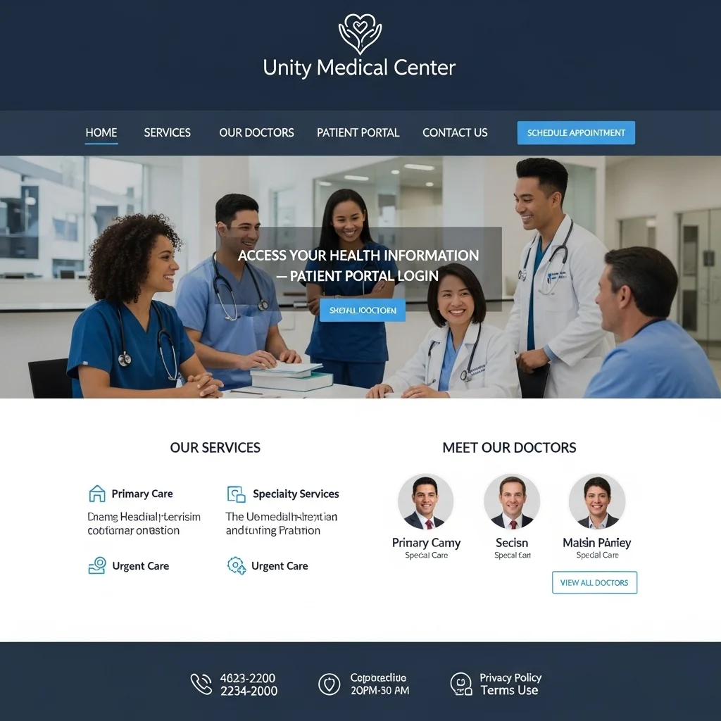AI-Generated Health & Wellness Website Design v2.3 - Image 3
