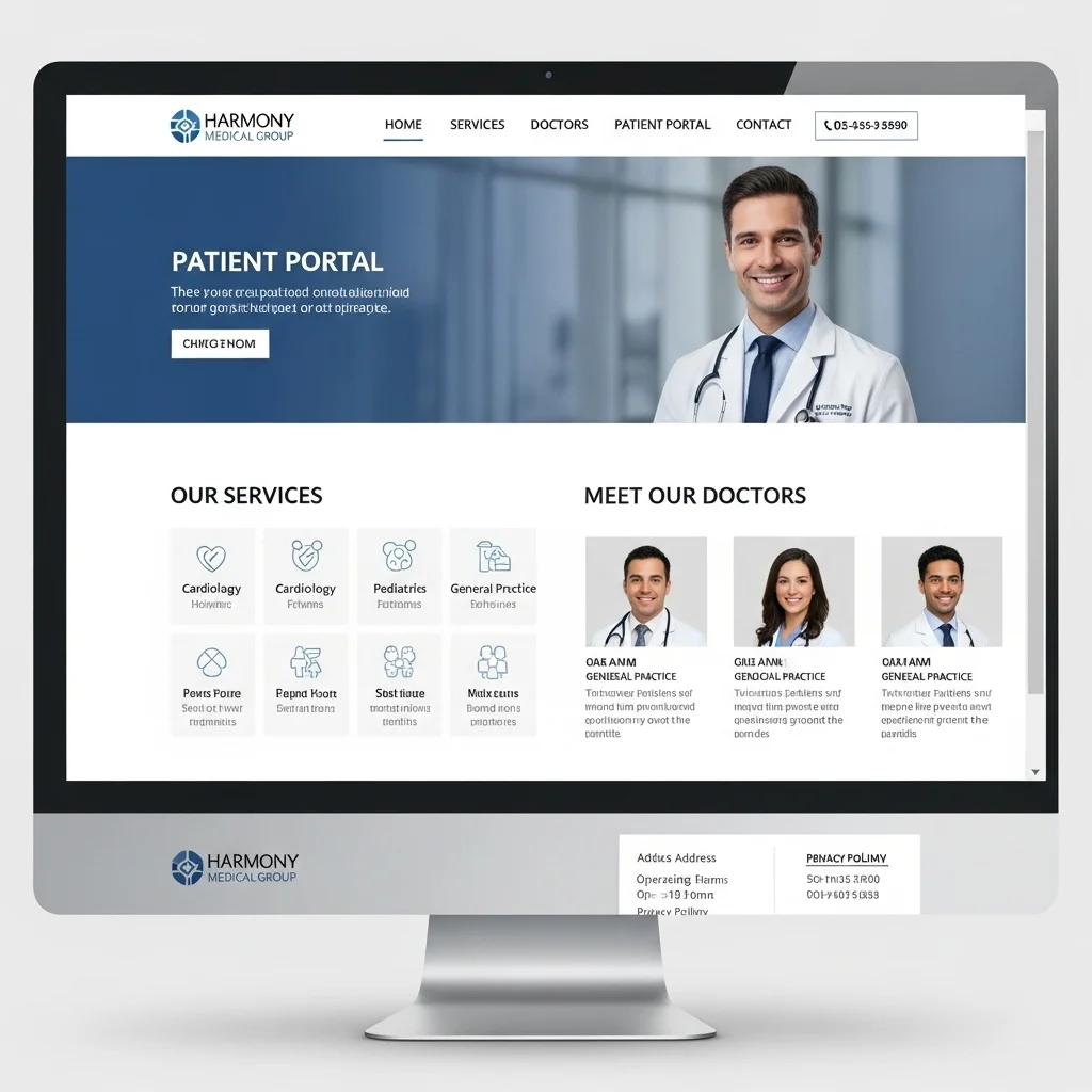 AI-Generated Health & Wellness Website Design v2.3 - Image 4