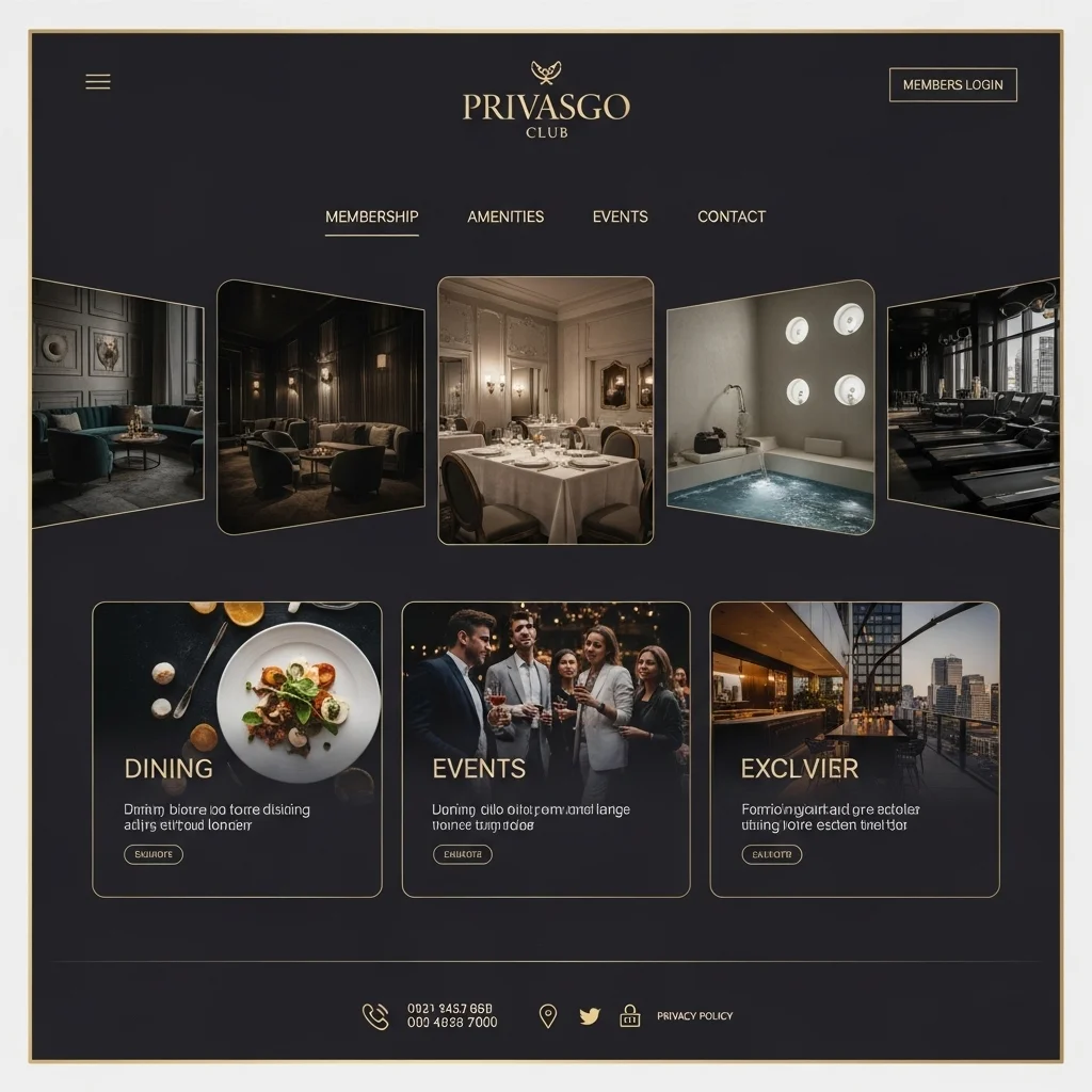 Membership Community Website Design: AI-Generated Concept - Image 4