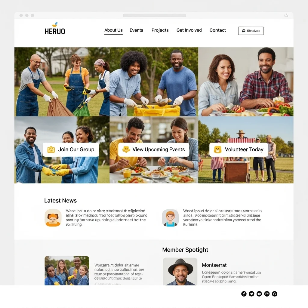 Membership Community Website Design: AI-Generated Concept - Image 4