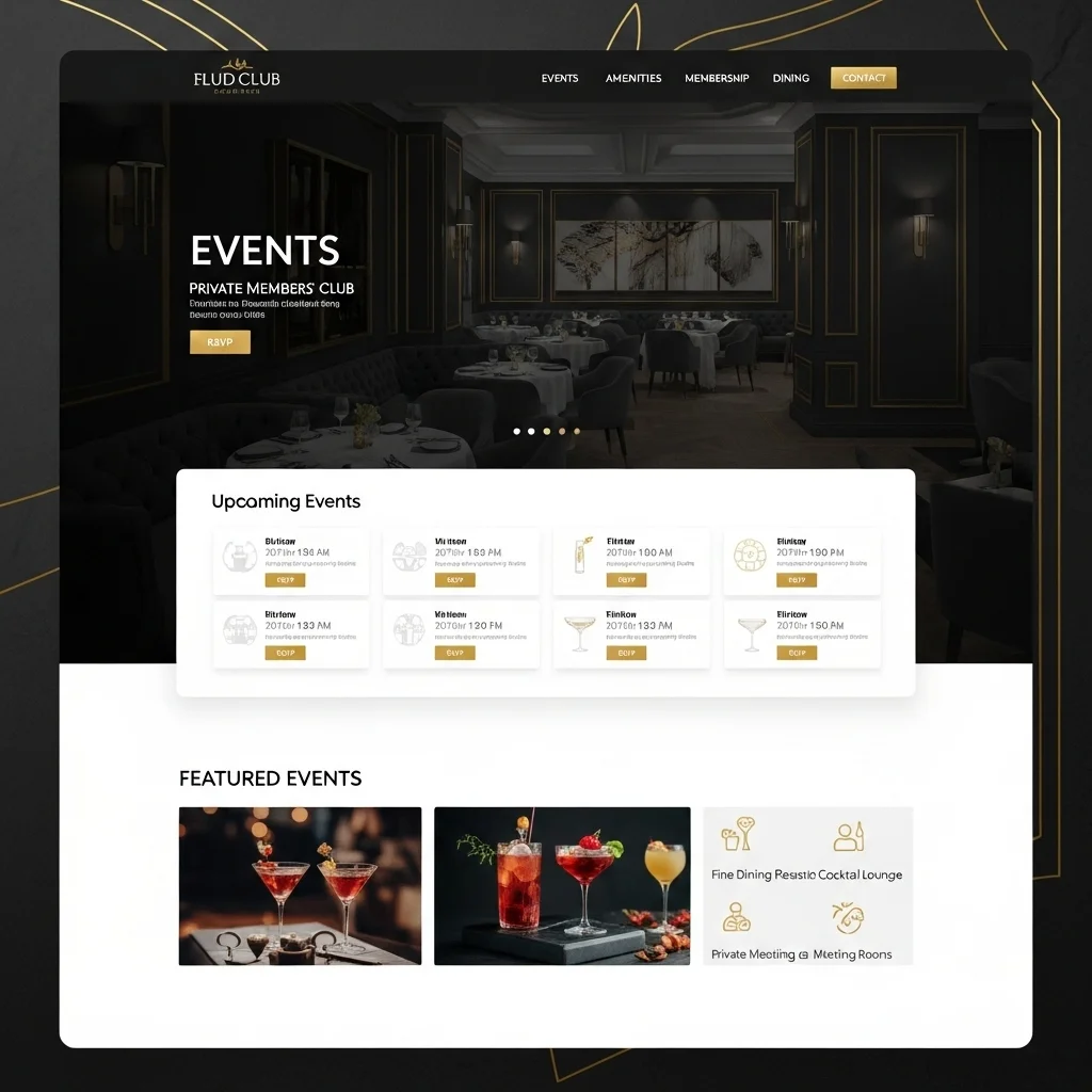 Дизайн веб-сайта для сообщества участников: концепция, созданная ИИ 4