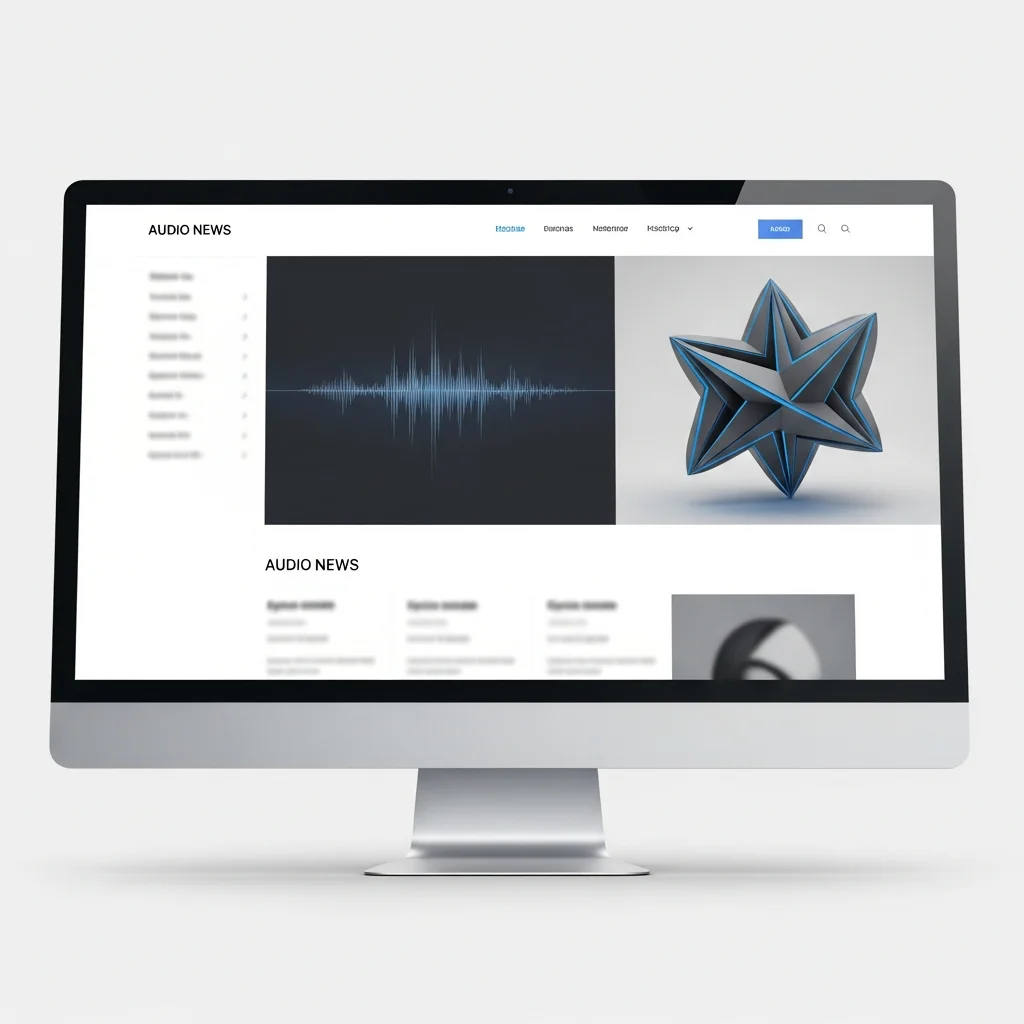 Audio Xəbər Mərkəzi: Dinləyicilər üçün Süni İntellekt Veb Sayt Dizaynı - Şəkil 2