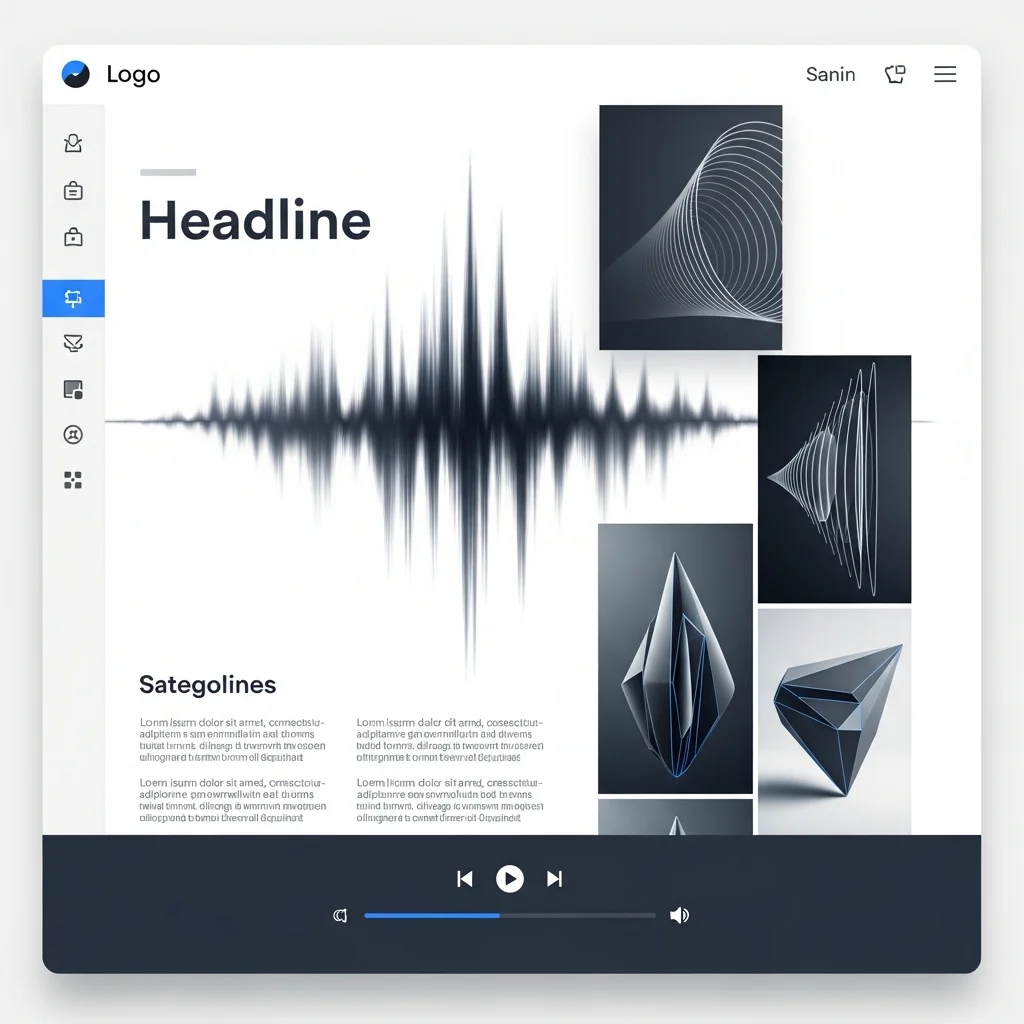 Audio Xəbər Mərkəzi: Dinləyicilər üçün Süni İntellekt Veb Sayt Dizaynı - Şəkil 4
