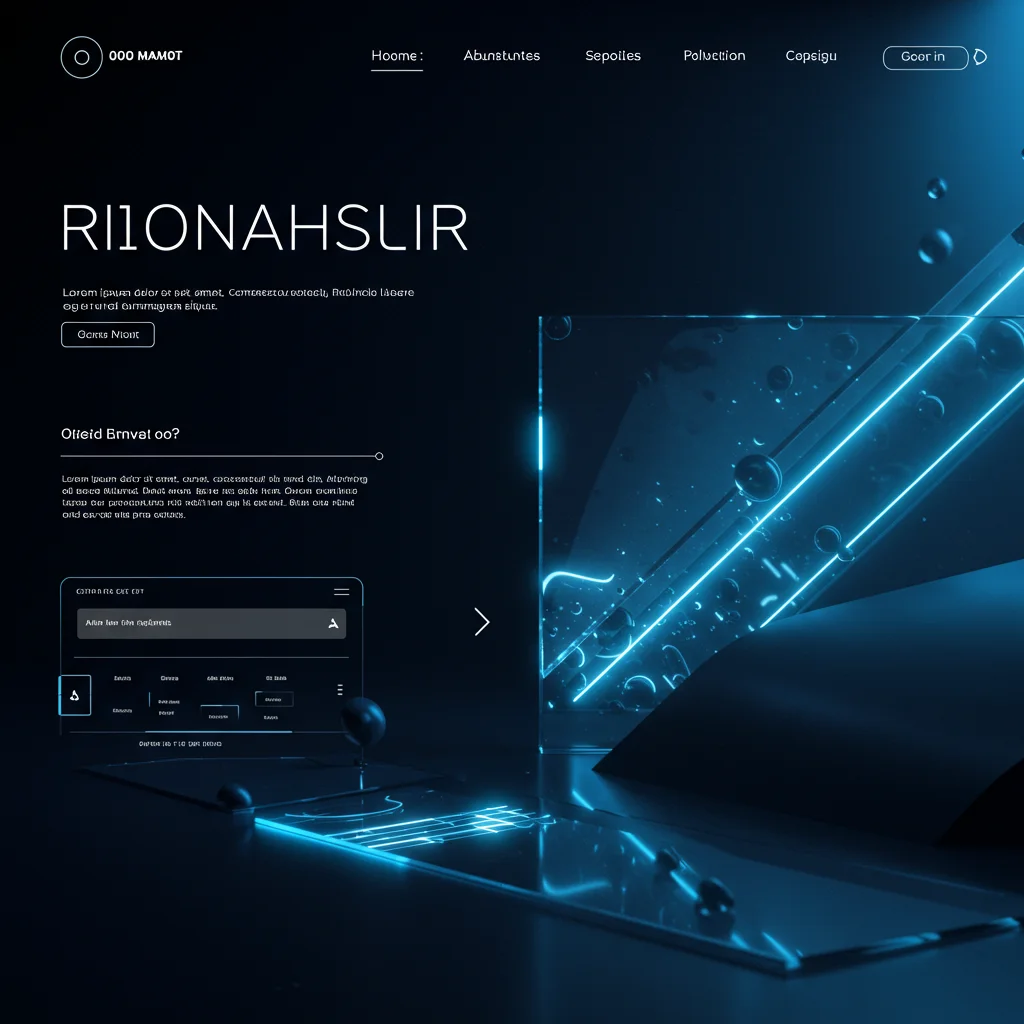 Versatile Sales Company Web Design | AI Concept - Image 2