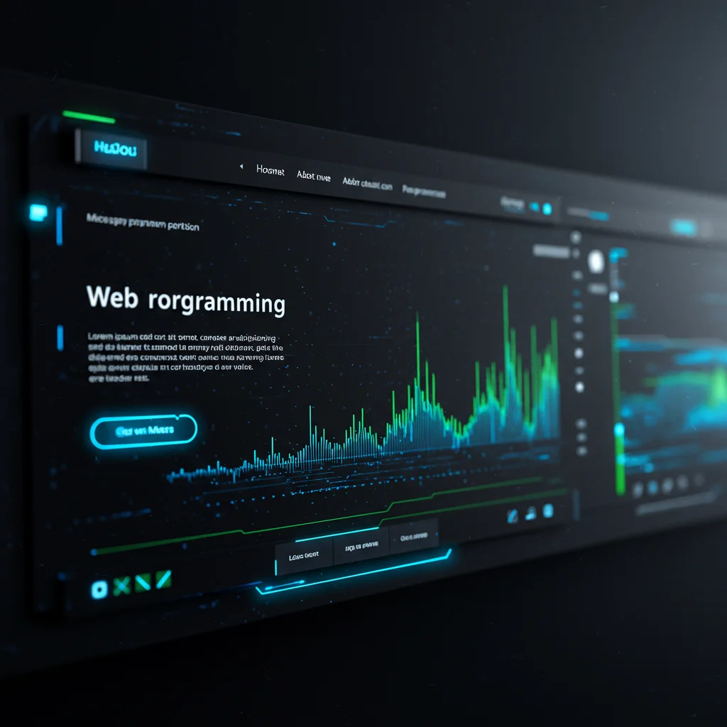 Дизайн Портфолио Современного Веб-Разработчика | Концепция ИИ - Изображение 1