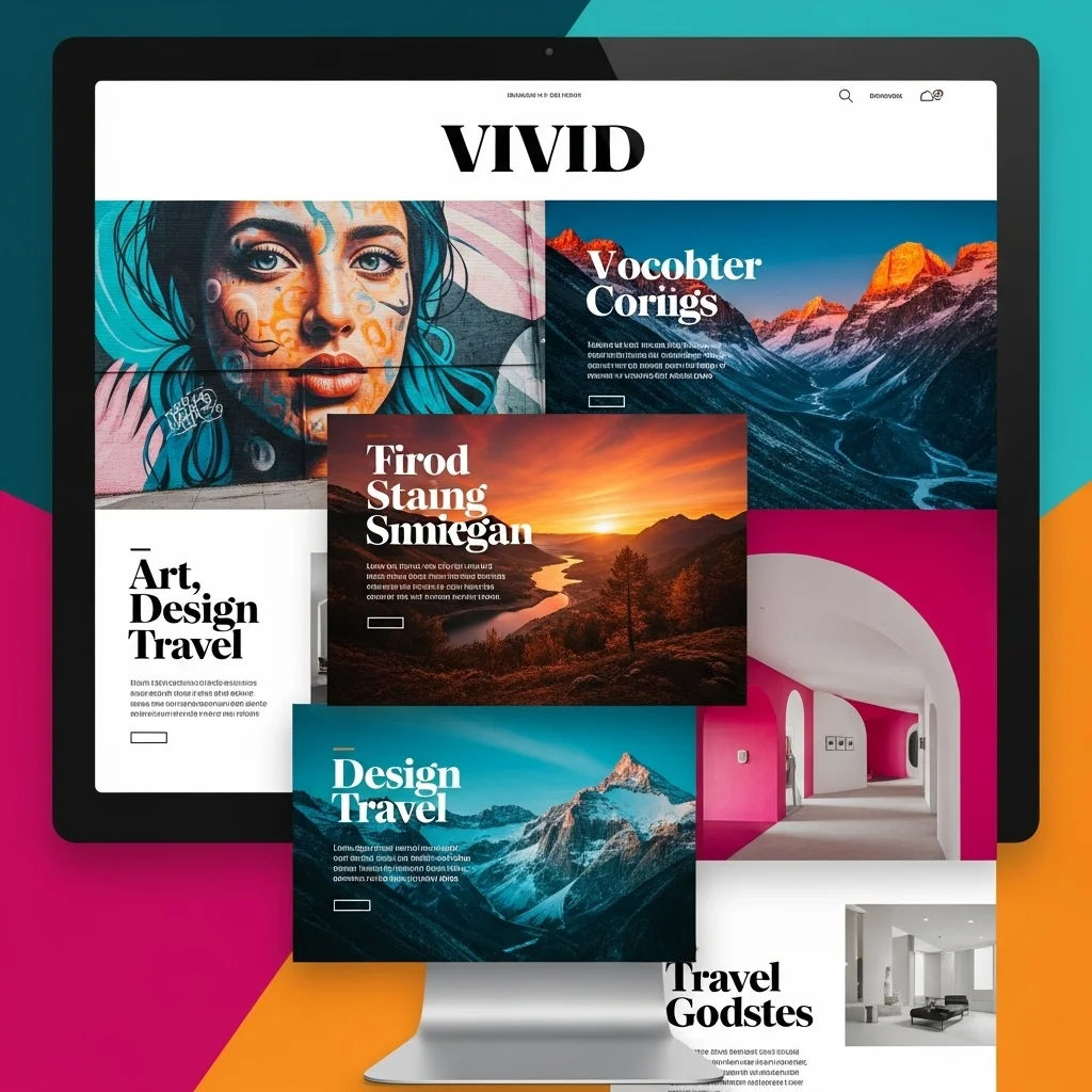 News Magazine Website Design: AI-Generated Concept - Image 4