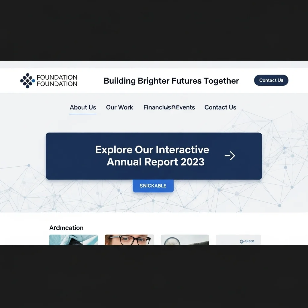 Qeyri-Kommersiya Xeyriyyə Veb Sayt Dizaynı: Süni İntellekt Tərəfindən Yaradılan Konsept - Şəkil 1