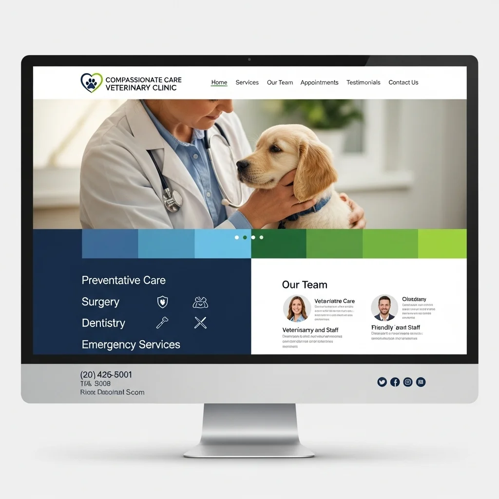 Pet Adoption Agency Website Design: AI-Generated Concept - Image 2