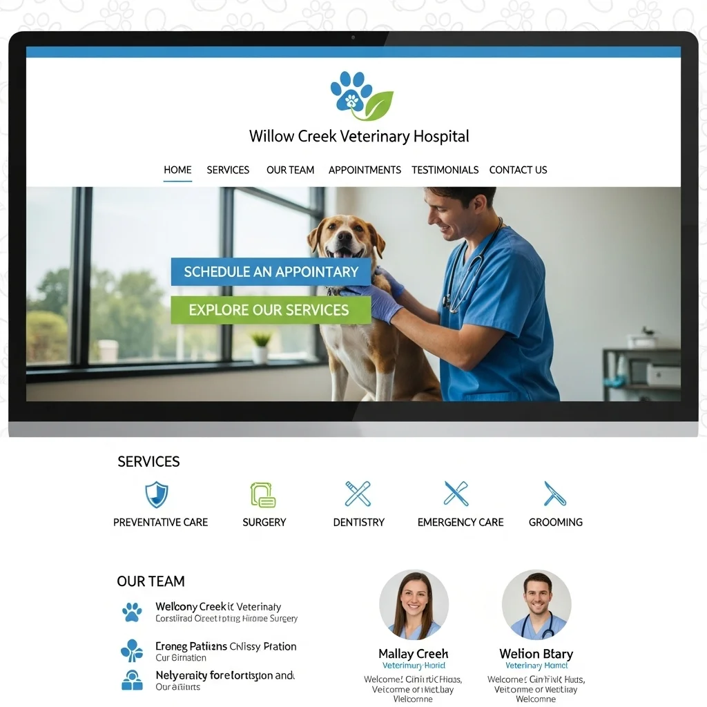 Pet Adoption Agency Website Design: AI-Generated Concept - Image 3
