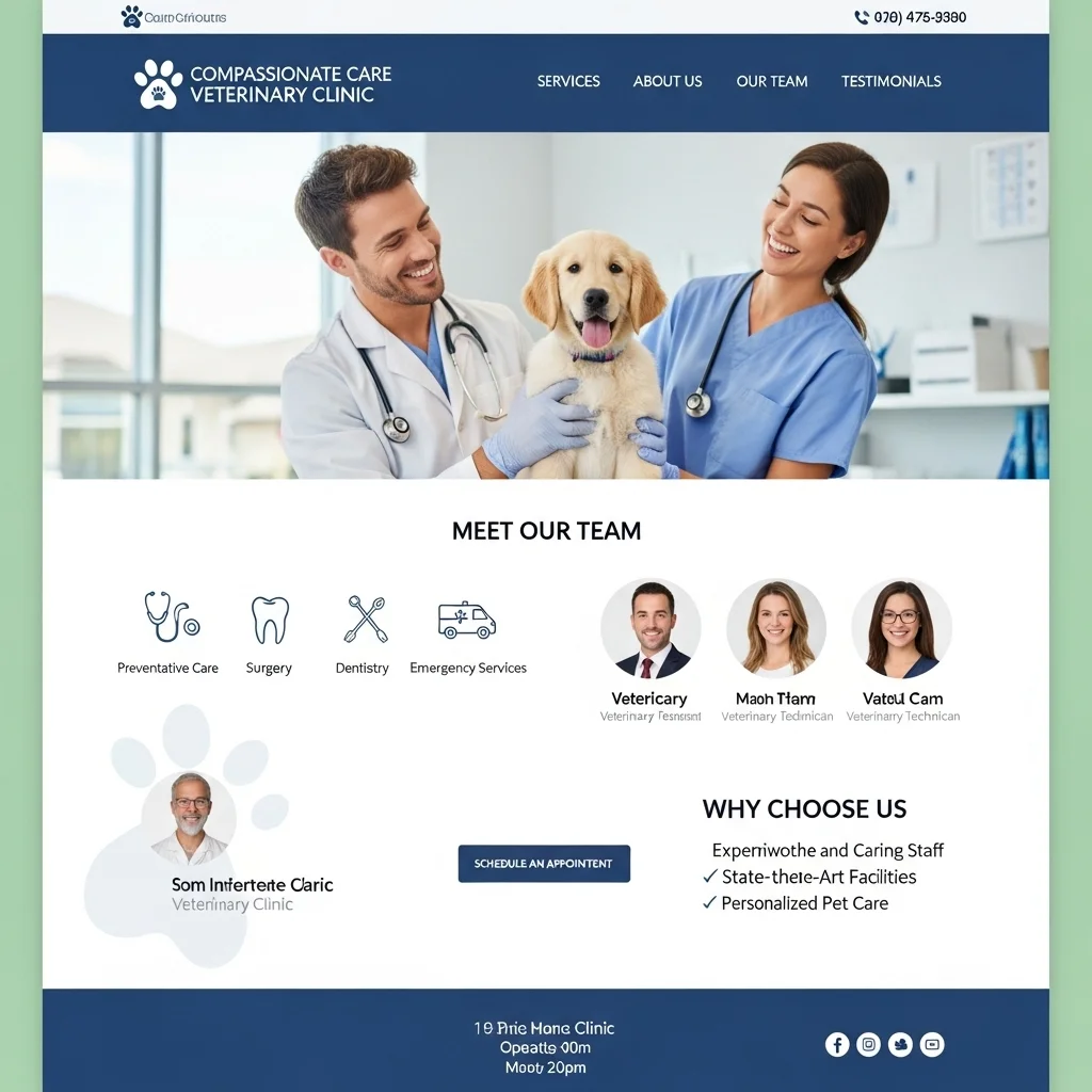 Pet Adoption Agency Website Design: AI-Generated Concept - Image 4
