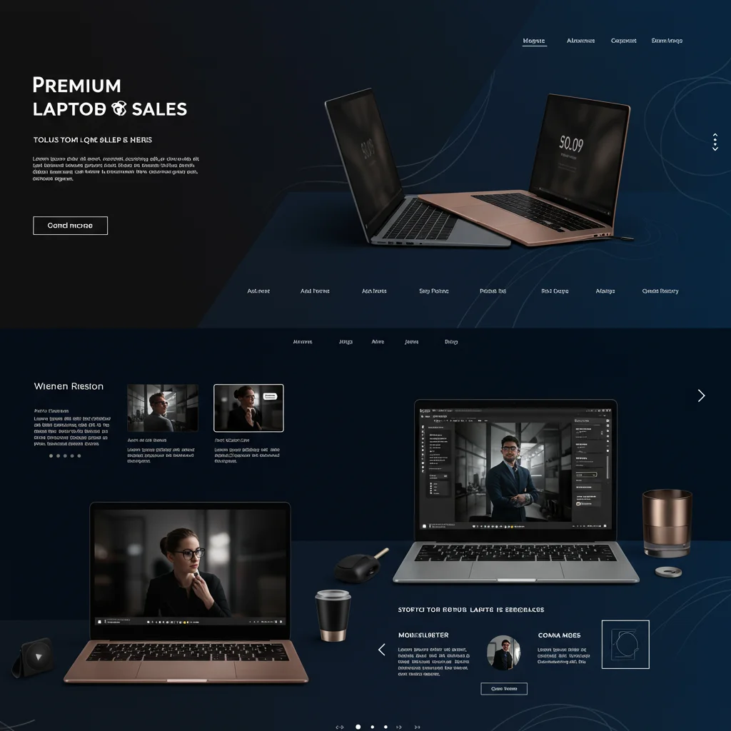 Sleek E-commerce Design for Notebook Sales Stores - Image 2