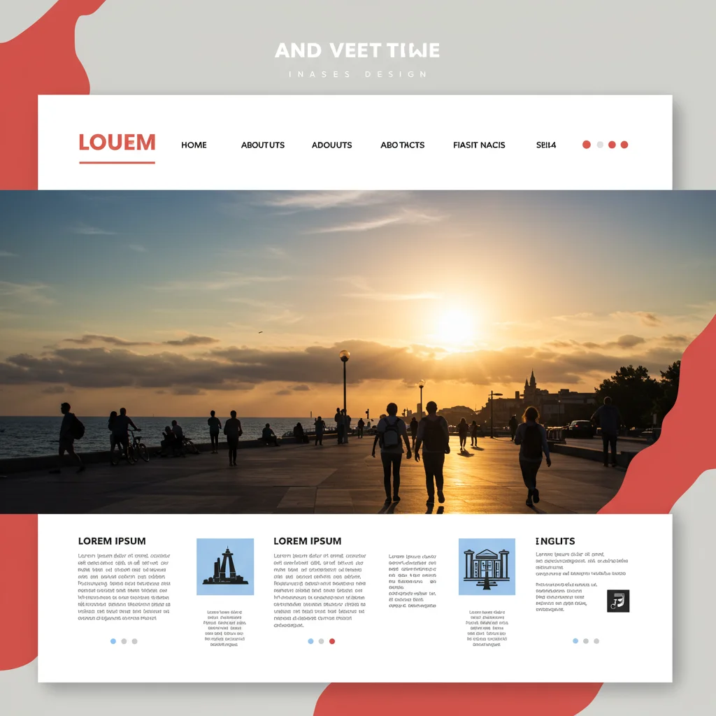 Səyahət Veb Saytı Dizaynı: Süni İntellekt Tərəfindən Yaradılan Konsept - Şəkil 3