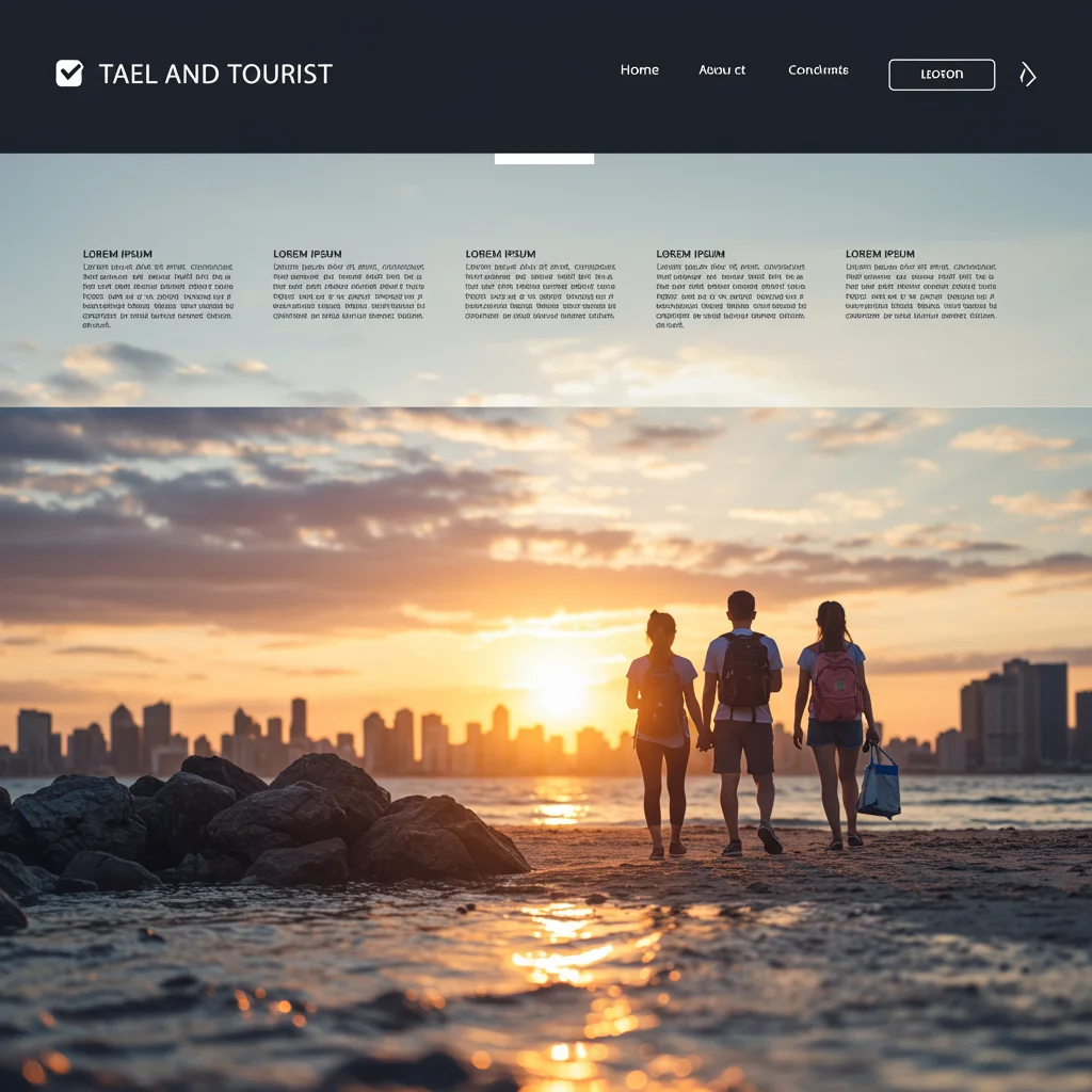 Travel Website Design: AI-Generated Concept - Image 3