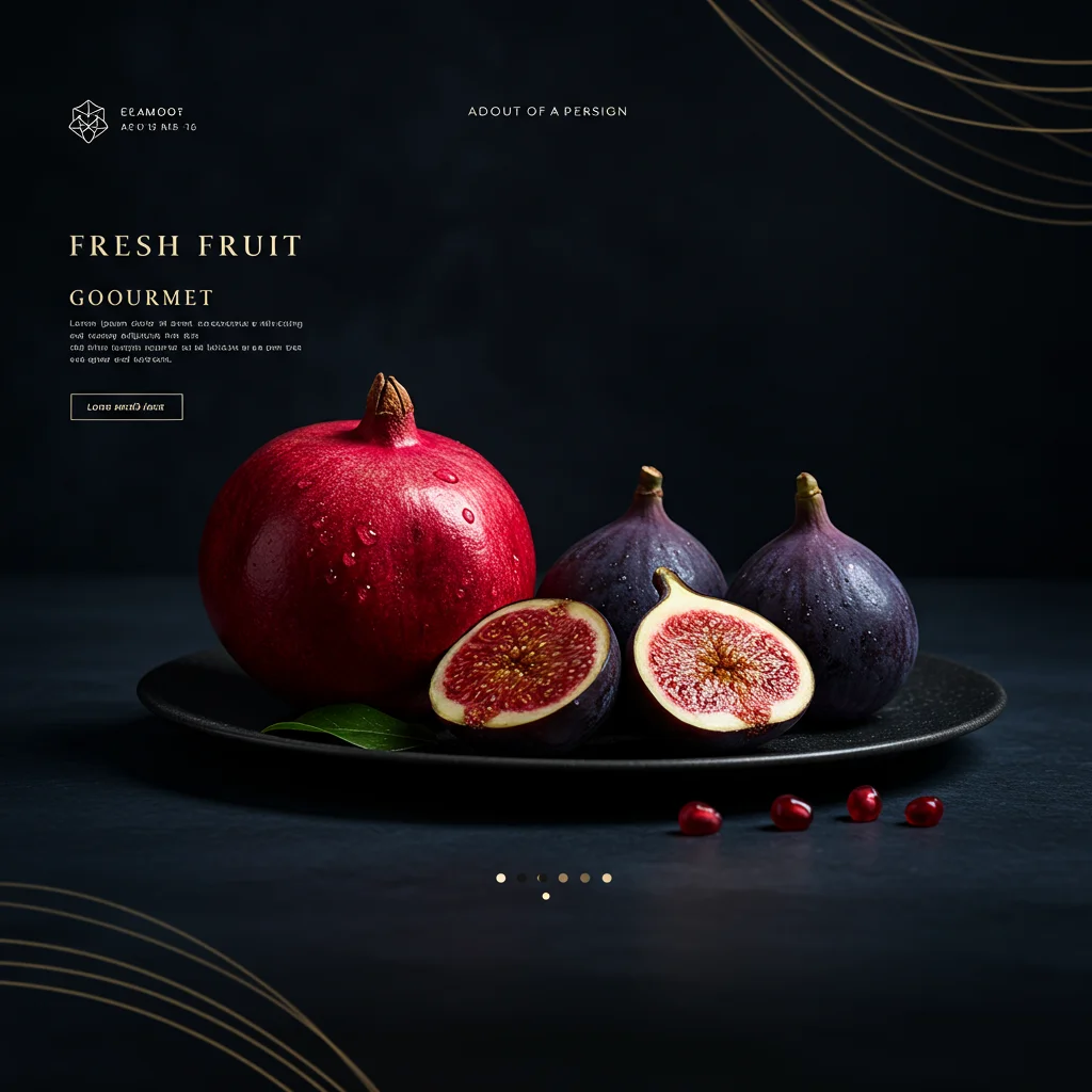 AI-generated design for Дизайн веб-сайта для продавца свежих фруктов