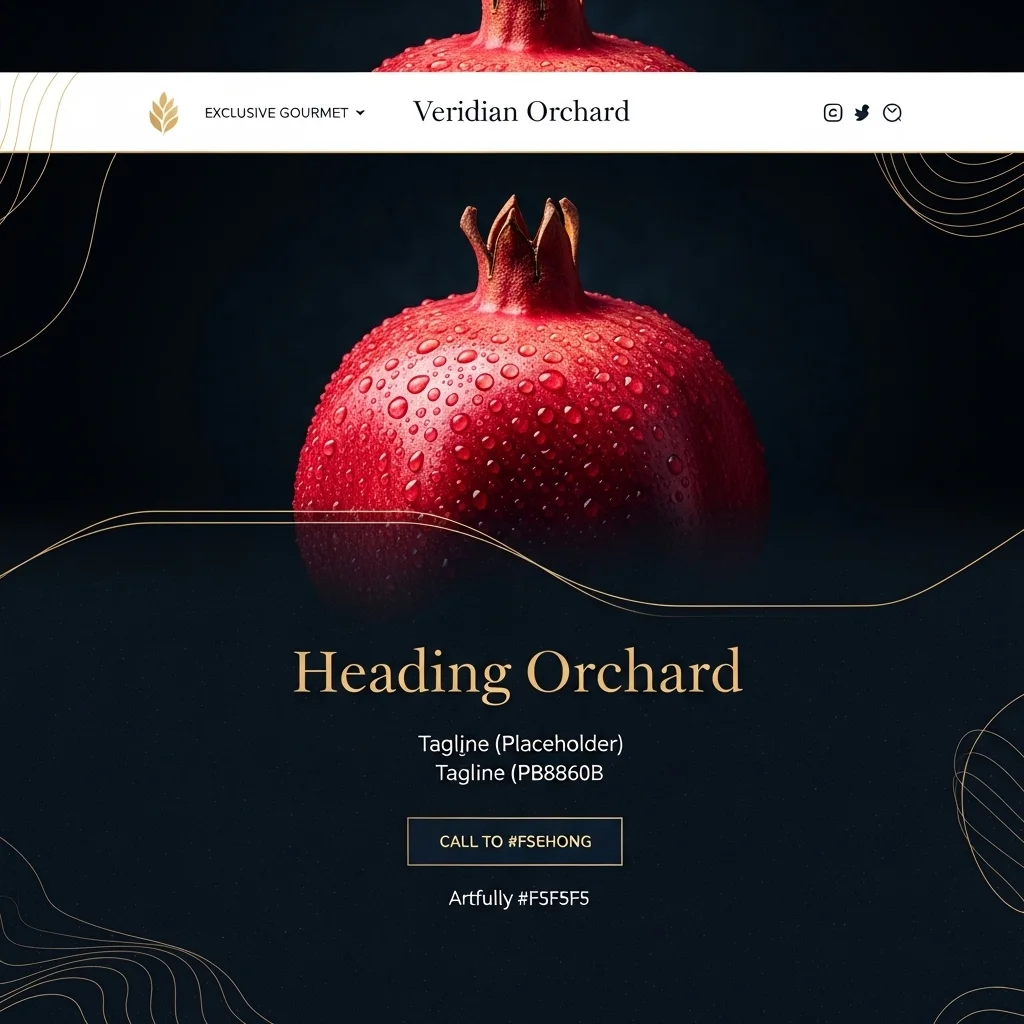 AI-generated design for Дизайн веб-сайта для продавца свежих фруктов