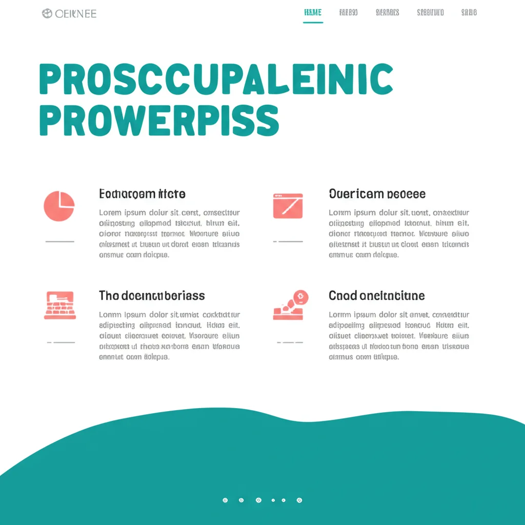 AI-Generated Services Page Design 1: Modern and Clean
