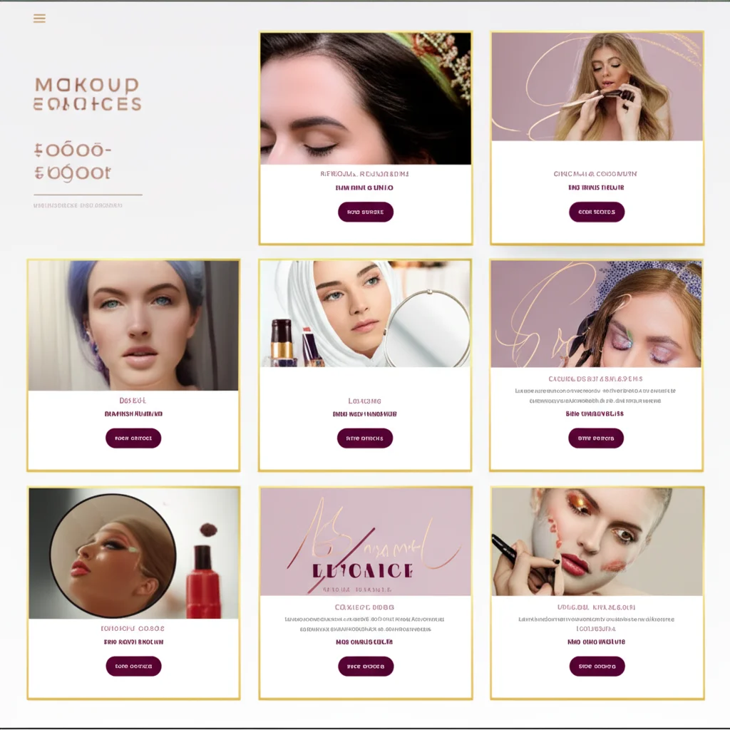 Дизайн страницы услуг, созданный ИИ 1