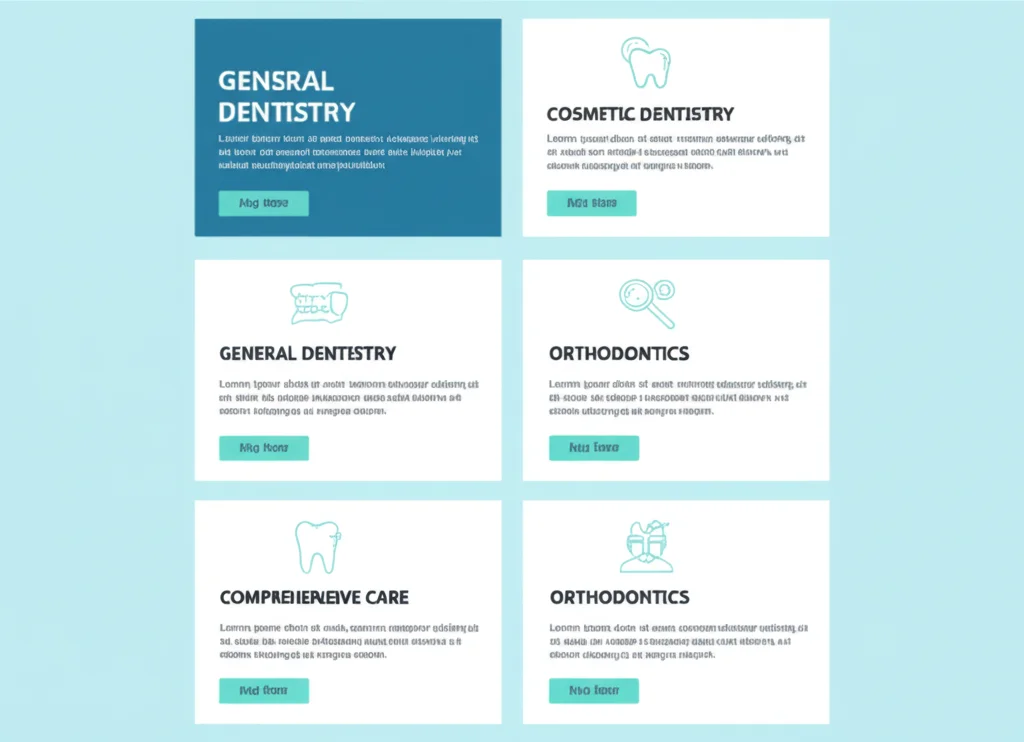 Дизайн страницы услуг, созданный ИИ 3