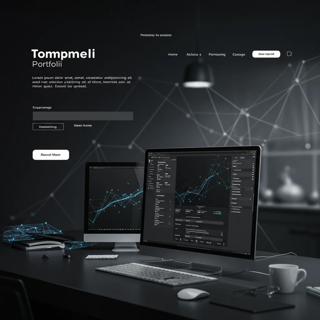 AI Concept: Portfolio Site for Web Design Company - Image 2