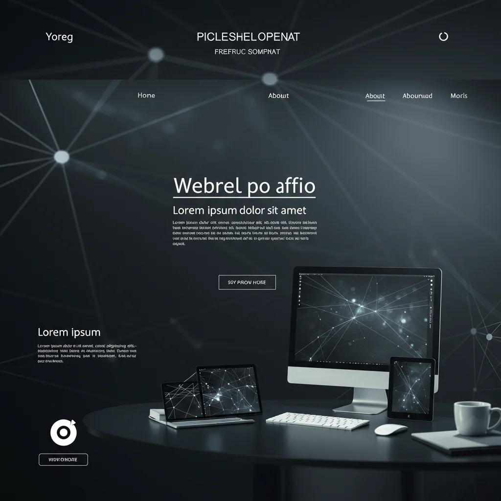 AI Concept: Portfolio Site for Web Design Company - Image 4