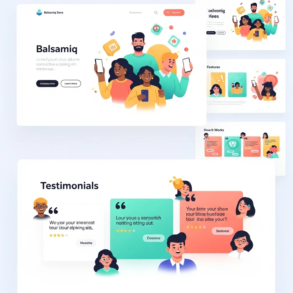 AI-Generated SaaS v2 Website Design Concept 4