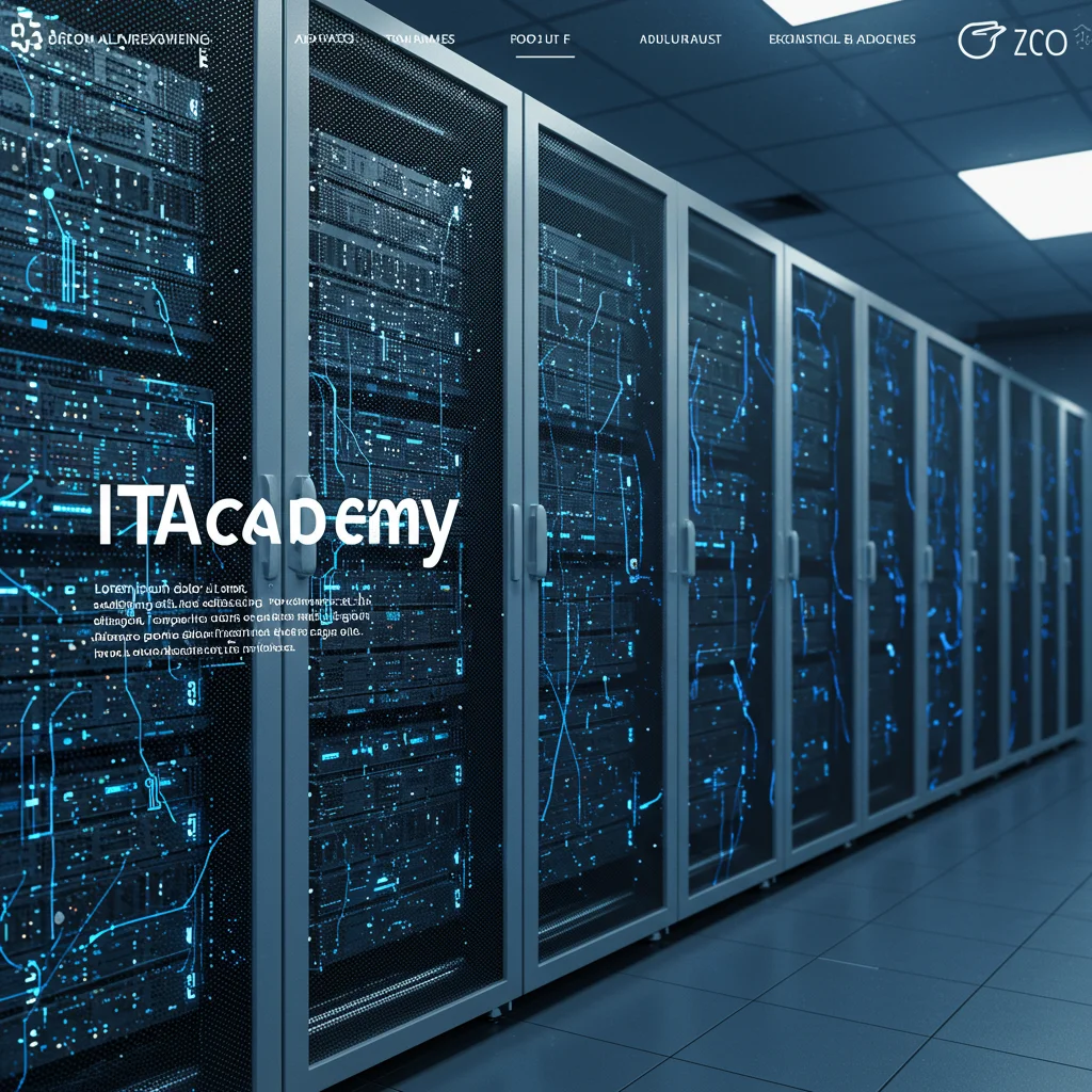 Modern IT Academy Website Design Concept | AI-Powered - Image 2