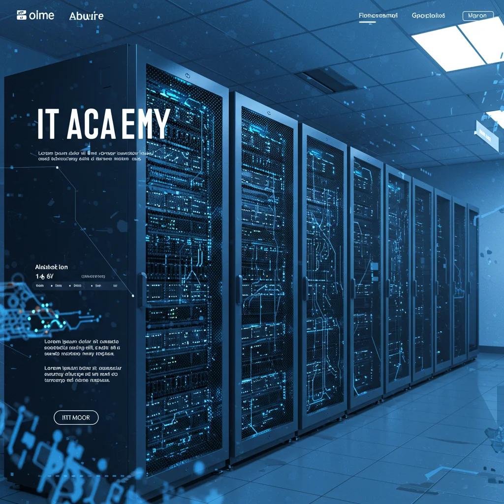 Modern IT Academy Website Design Concept | AI-Powered - Image 4